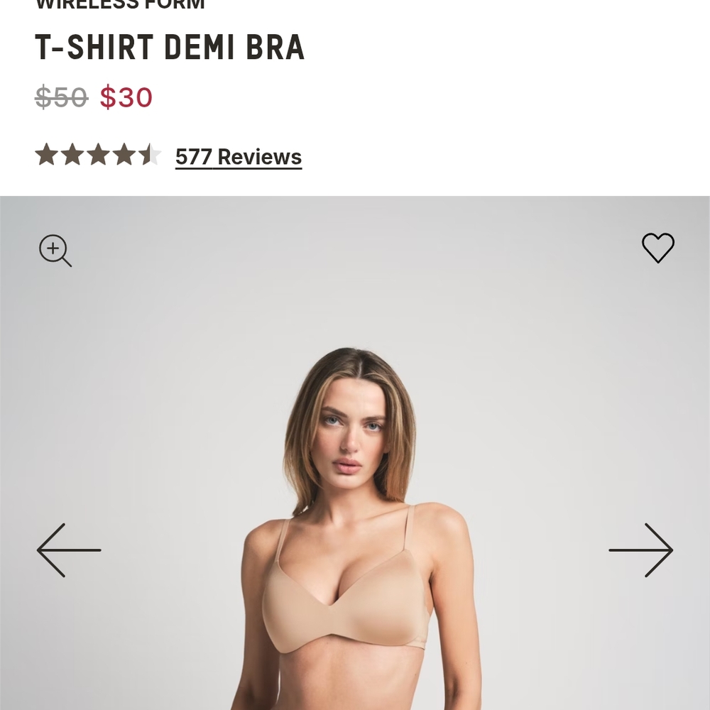T-Shirt Demi Bra - Tan